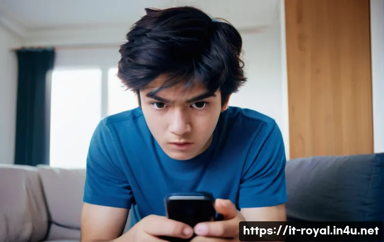 로얄매치 저장 데이터 복구 - **Prompt 1: Initial Panic and Disappointment**
    A close-up of a young adult (approx. 18-25 years ...