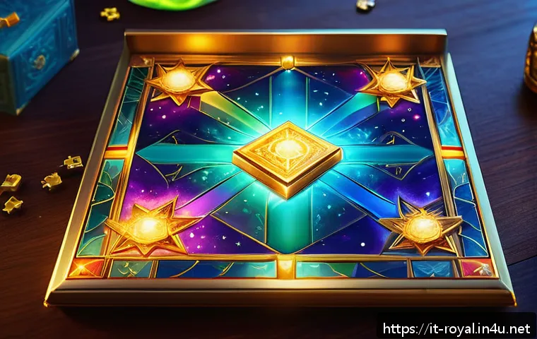 로얄매치 기본 아이템 소개 - A vibrant and colorful fantasy game board scene showcasing a magical wand transforming one tile into...